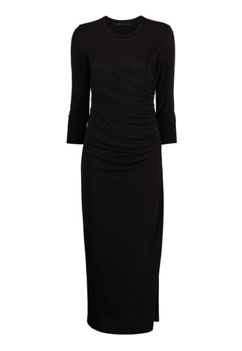 Helmut Lang fitted long-sleeve dress - Nero