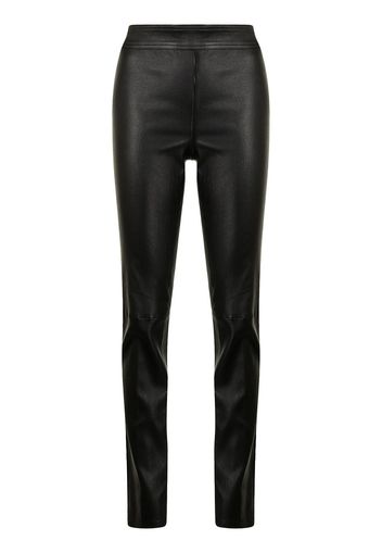 Helmut Lang Pantaloni con spacco - Nero