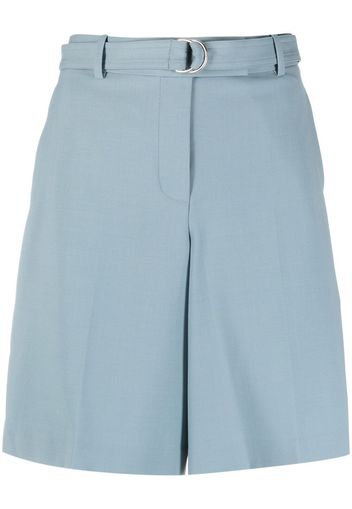 Helmut Lang belted wide-leg shorts - Blu