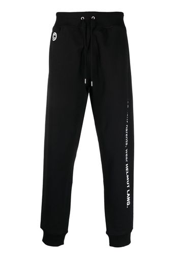 Helmut Lang Pantaloni sportivi con coulisse - Nero