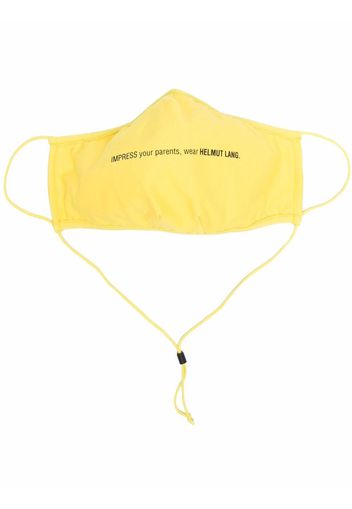Helmut Lang perforated face mask - Giallo