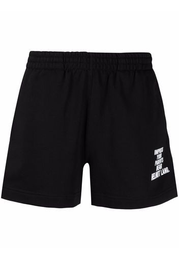 Helmut Lang utility track shorts - Nero