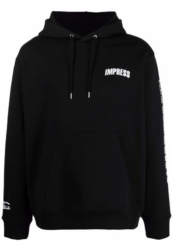 Helmut Lang Impress print hoodie - Nero