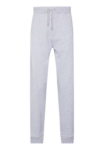 Helmut Lang 3D logo cotton track pants - Grigio