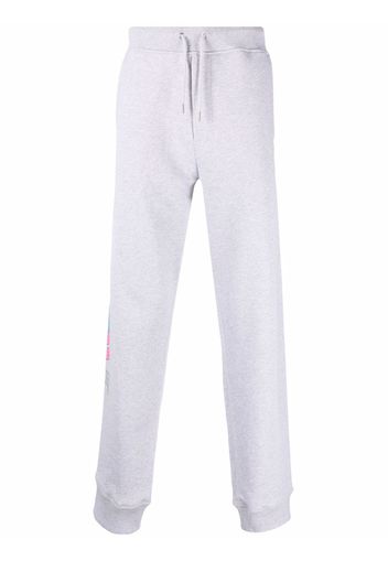 Helmut Lang Pantaloni sportivi con logo 3D - Grigio