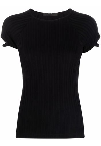 Helmut Lang Little Rib short-sleeve T-shirt - Nero