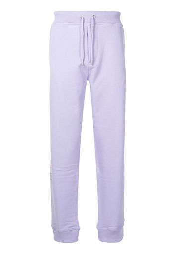 Helmut Lang Pantaloni sportivi con stampa - Viola