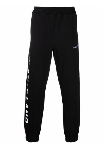 Helmut Lang logo-print sweatpants - Nero