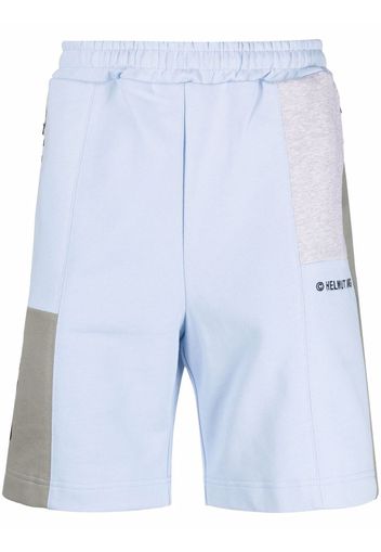 Helmut Lang logo jersey shorts - Blu