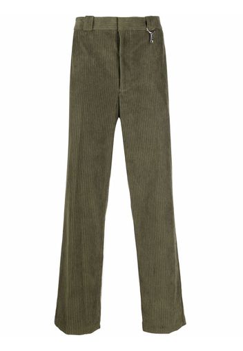 Helmut Lang corduroy straight-leg trousers - Verde