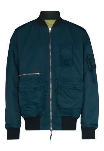 Helmut Lang HLMT NYLN AVIATOR BMBR JKT BLU