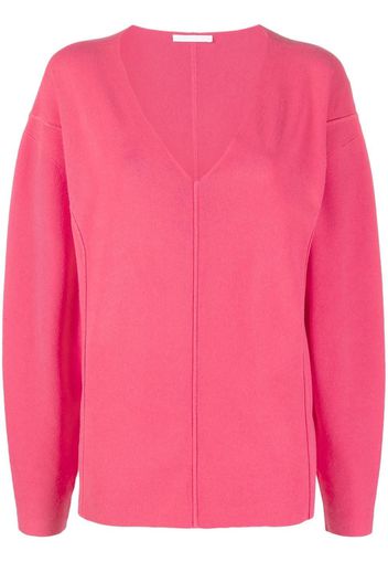 Helmut Lang Maglione con scollo a V - Rosa