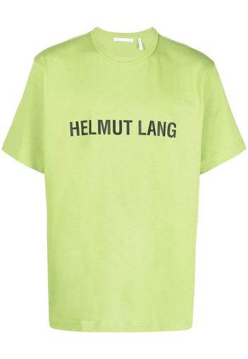 Helmut Lang logo print T-shirt - Verde