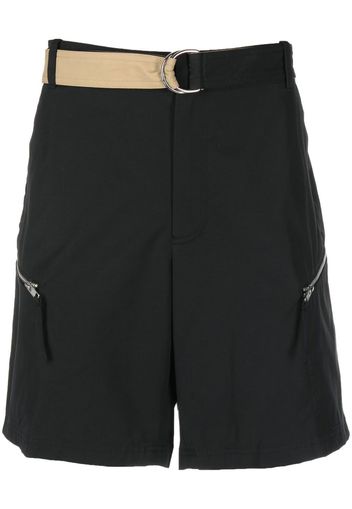 Helmut Lang belted cargo shorts - Nero