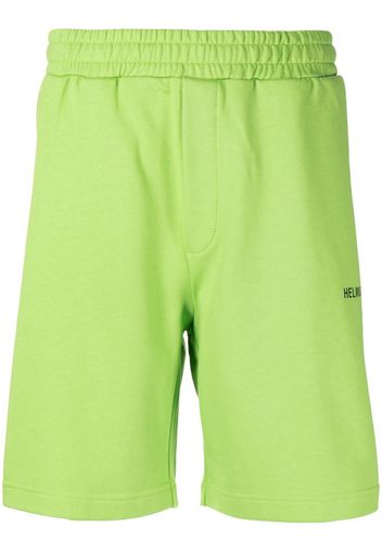 Helmut Lang Shorts sportivi con stampa - Verde