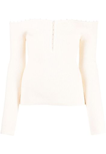 Helmut Lang Top con spalle scoperte - Toni neutri