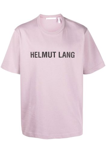 Helmut Lang logo-print short-sleeved T-shirt - Viola