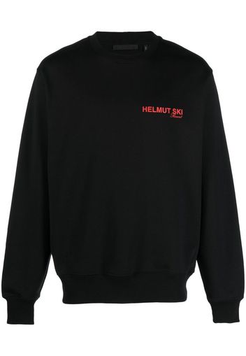 Helmut Lang logo-print sweatshirt - Nero