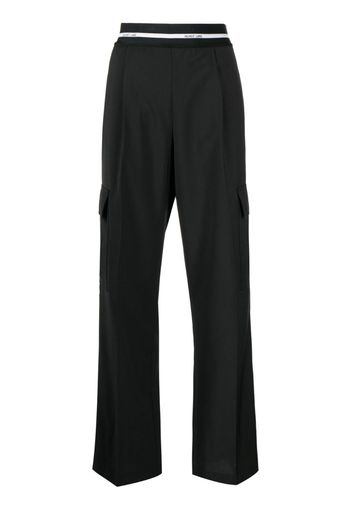 Helmut Lang high-waisted cargo trousers - Nero