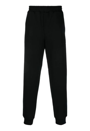 Helmut Lang logo-print cotton track pants - Nero