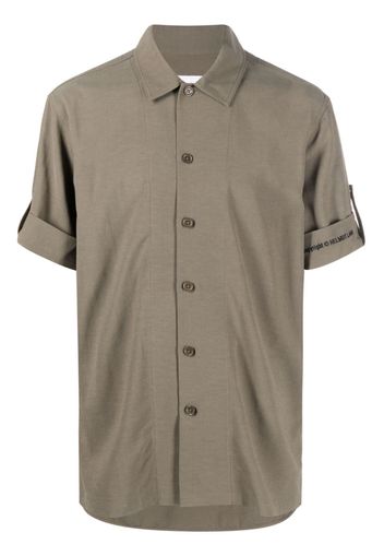 Helmut Lang short-sleeve button-up shirt - Verde
