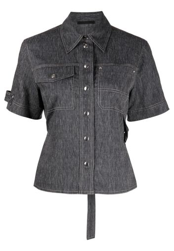 Helmut Lang Camicia Utility a maniche corte - Grigio