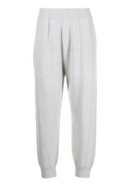 Helmut Lang corduroy-detail track pants - Grigio