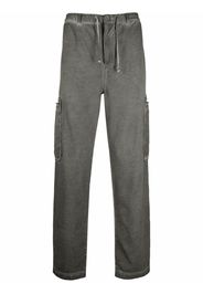 Helmut Lang cargo track pants - Verde