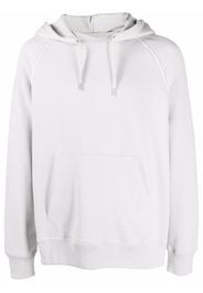 Helmut Lang back-logo cotton hoodie - Grigio