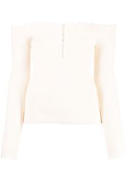 Helmut Lang Top con spalle scoperte - Toni neutri