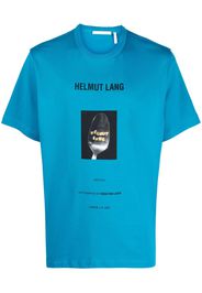 Helmut Lang photograph-print cotton T-shirt - Blu
