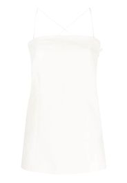 Helmut Lang Slip zip-up square-neck tank top - Toni neutri