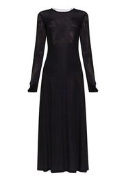 Helmut Lang Double Layer long dress - Nero