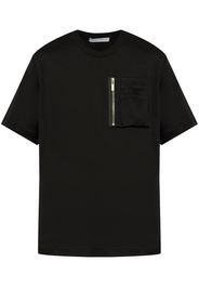 Helmut Lang zip pocket cotton T-shirt - Nero