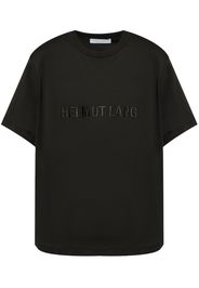 Helmut Lang logo embroidered cotton T-shirt - Nero