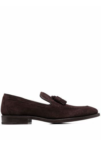 Henderson Baracco almond-toe tassel detail loafers - Marrone