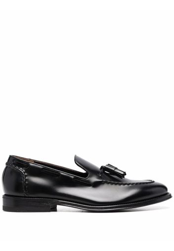 Henderson Baracco grained leather loafers - Nero