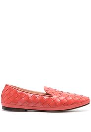 Henderson Baracco Era braided leather loafers - Rosso