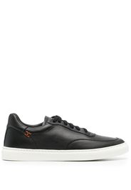 Henderson Baracco logo-stitching leather sneakers - Nero