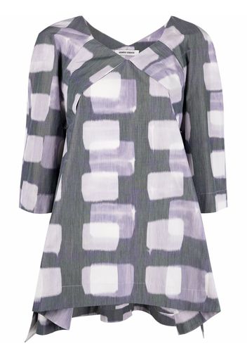 HENRIK VIBSKOV Flux printed blouse - Grigio