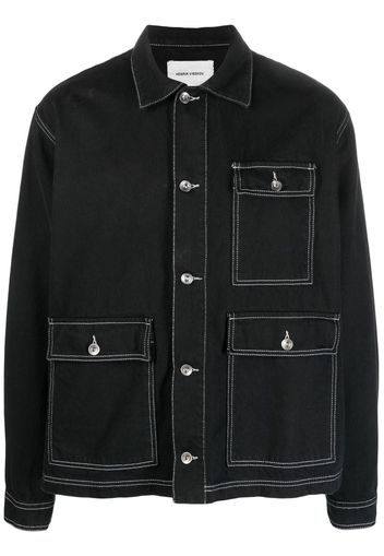 Henrik Vibskov Giacca denim Brandywine - Nero