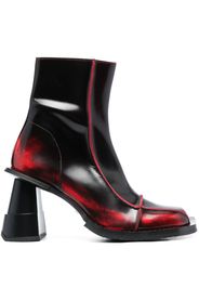 Henrik Vibskov Elle Driver Heel 100mm leather boots - Rosso