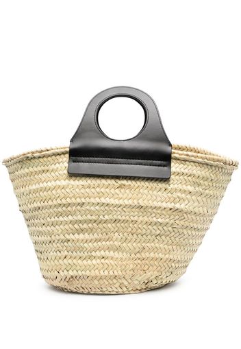 Hereu woven-straw tote bag - Toni neutri