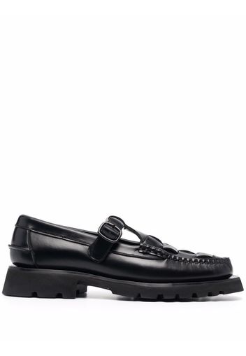 Hereu woven-panel loafers - Nero