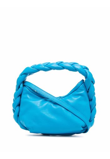 Hereu mini Espiga braided-handle tote bag - Blu