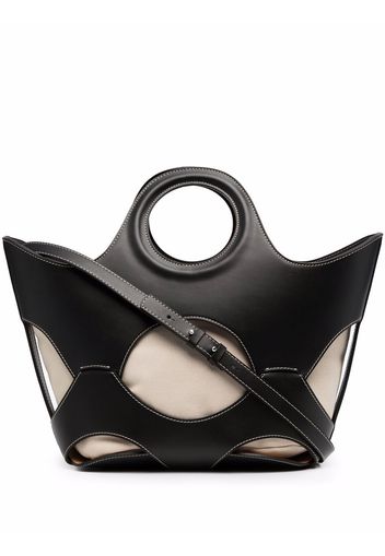 Hereu Onada cut-out tote bag - Nero