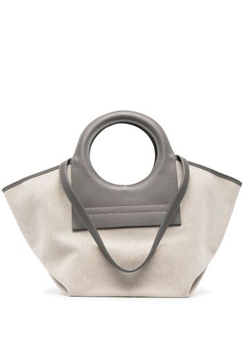 Hereu Cala canvas tote bag - Toni neutri