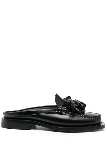 Hereu Cairel slip-on leather loafers - Nero