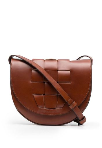 Hereu woven leather satchel - Marrone