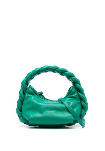 Hereu braided handle tote bag - Verde